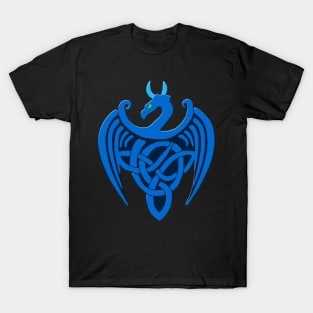 Blue Celtic Dragon T-Shirt